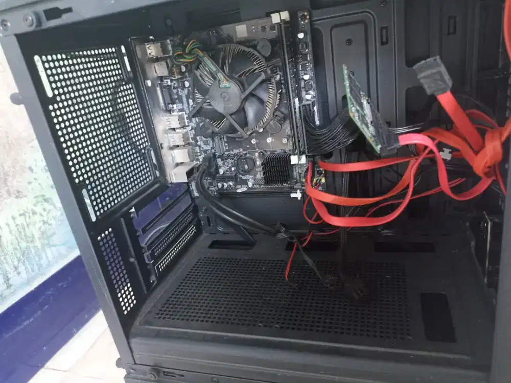 Jual murah cpu +keyboard + mouse