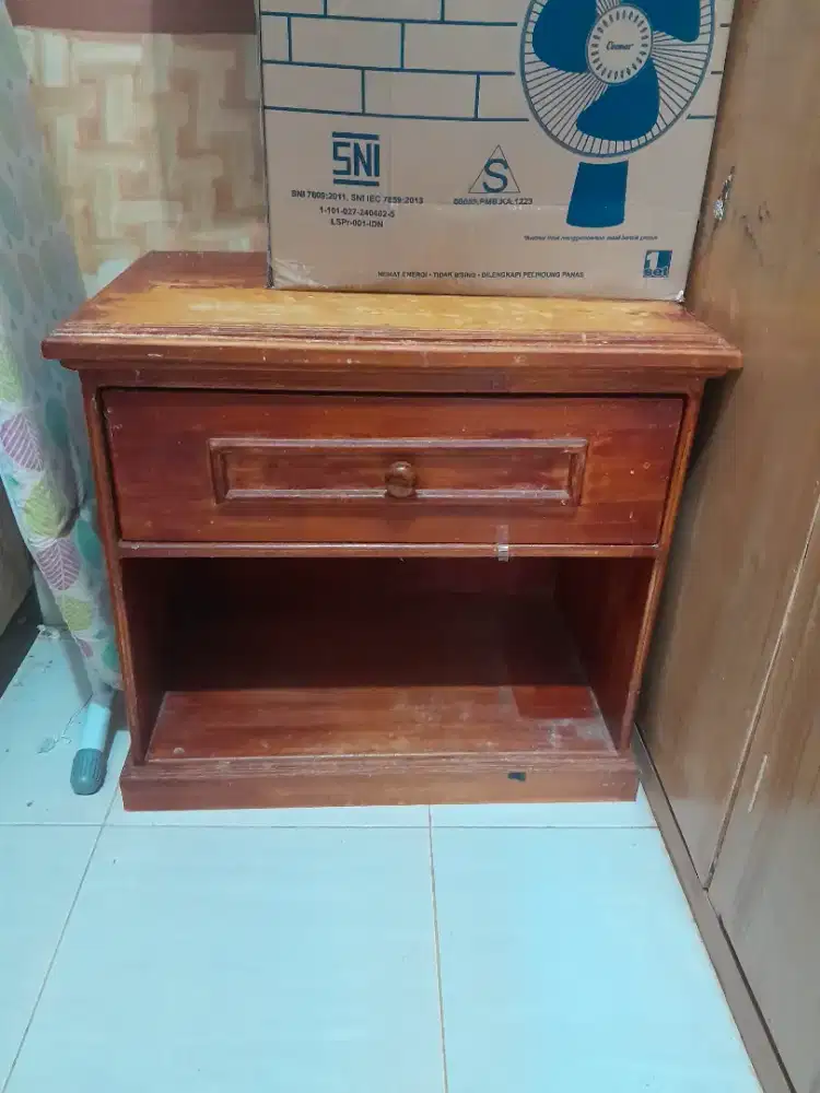 meja buffet kayu