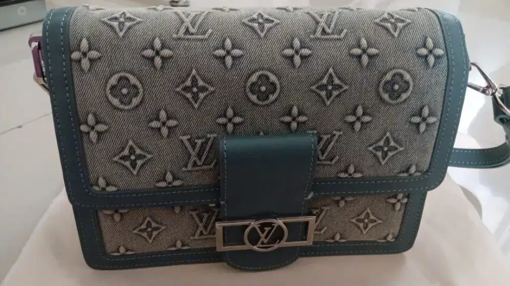 Dijual tas wanita denim dauphine LV namanya