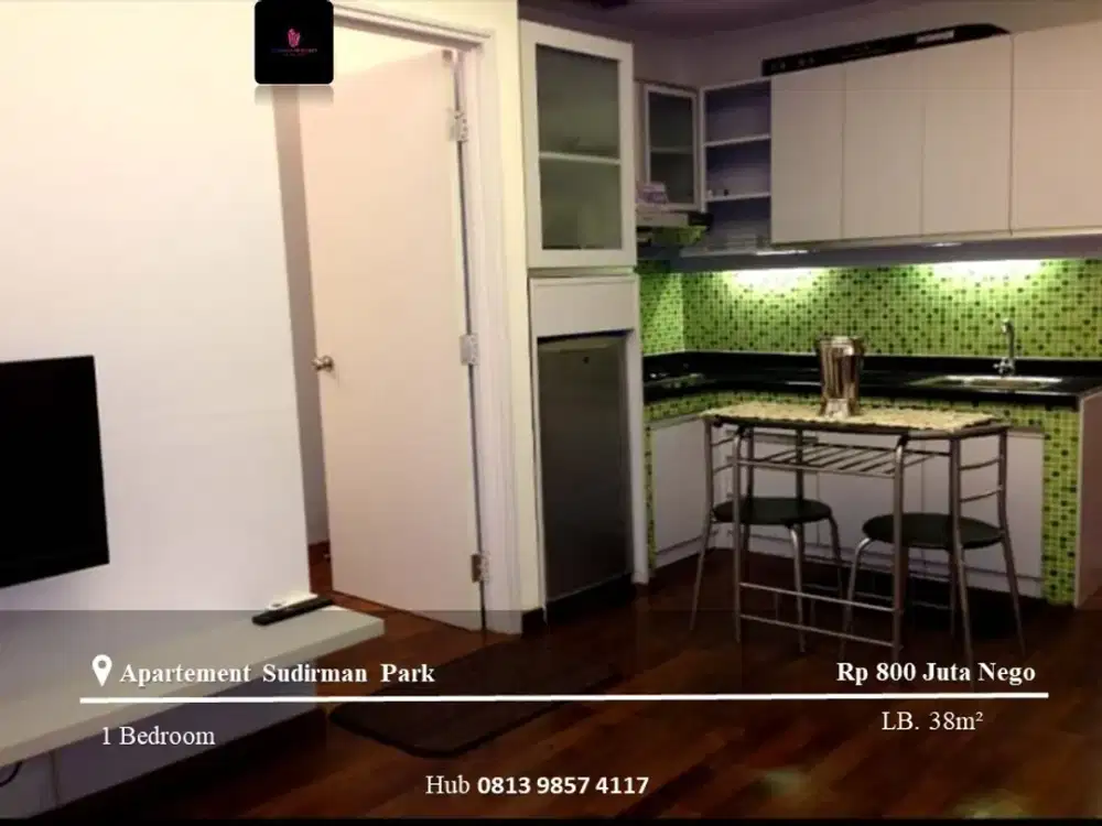 Jual/Sewa Apt Sudirman Park Low Floor 1BR FF Tower B