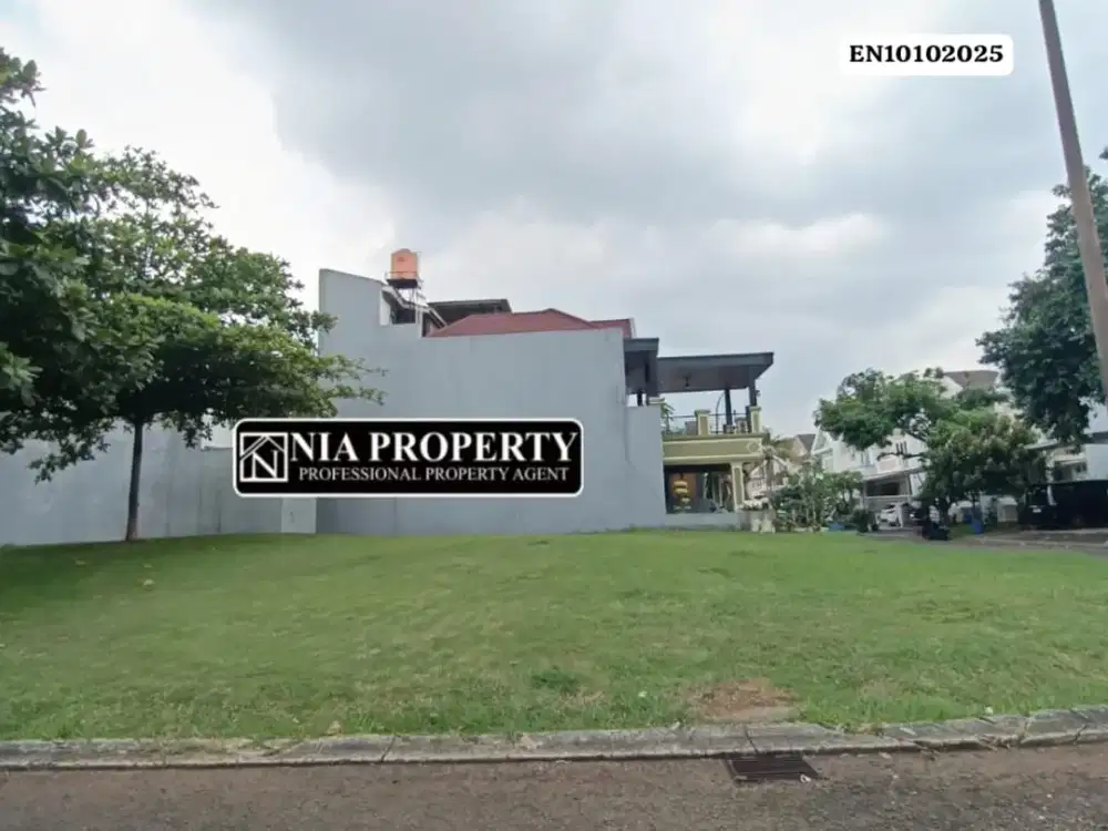 Dijual Kavling Premium Posisi Hook Depan Taman Di Kota Wisata Cibubur