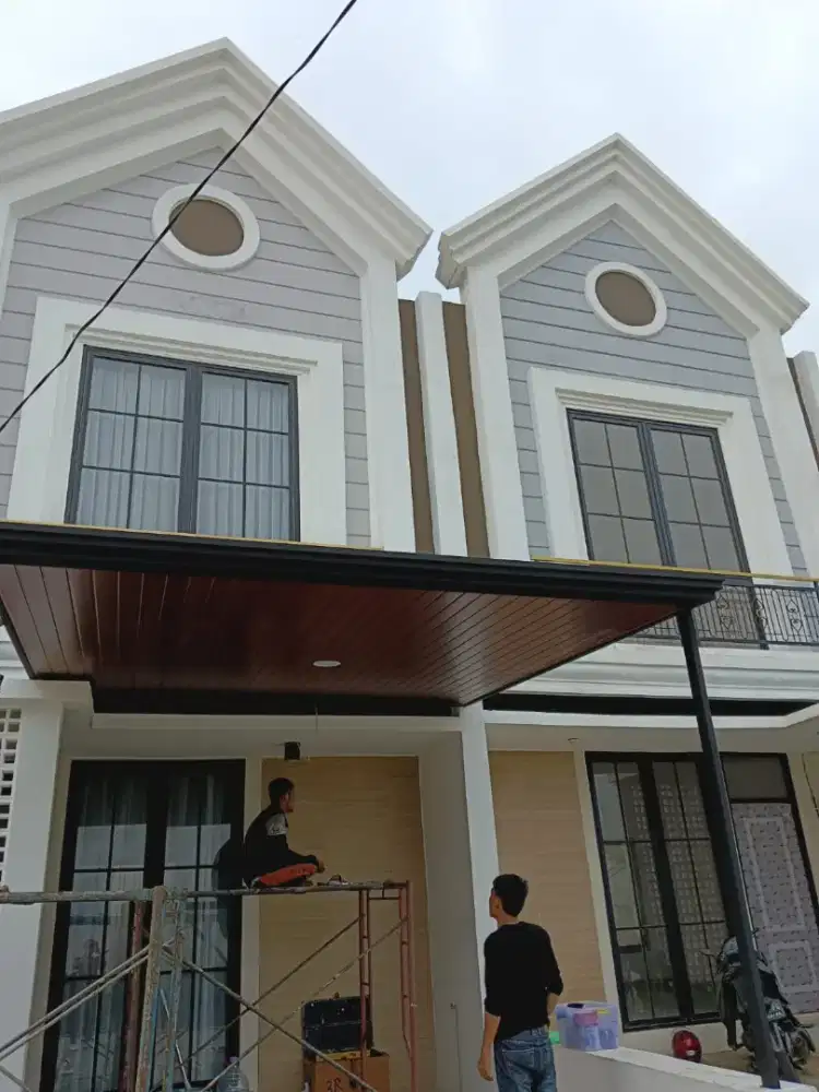 Kanopi alderon single layer kombinasi plafon pvc