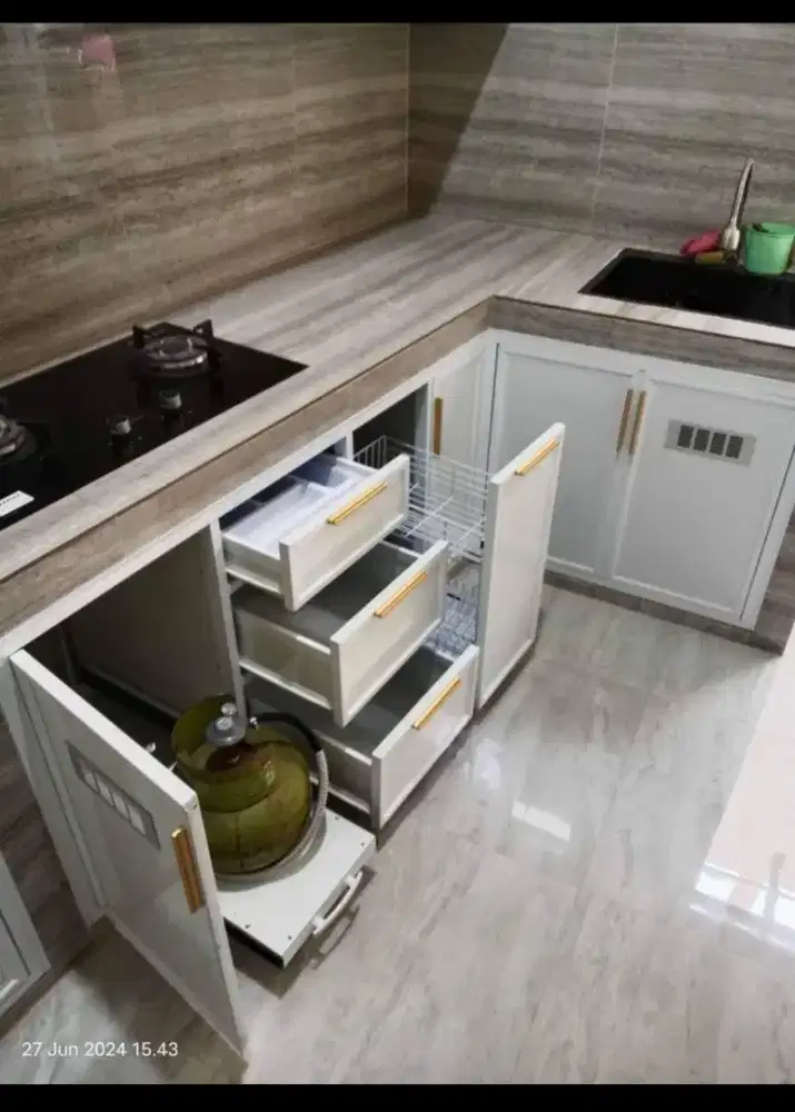 Kitchen set alumunium anti rayap harga termurah bergaransi