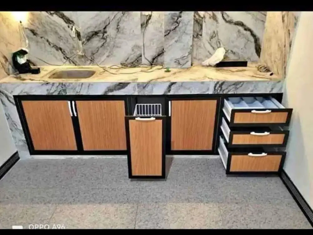 Kitchen set alumunium anti rayap harga termurah bergaransi