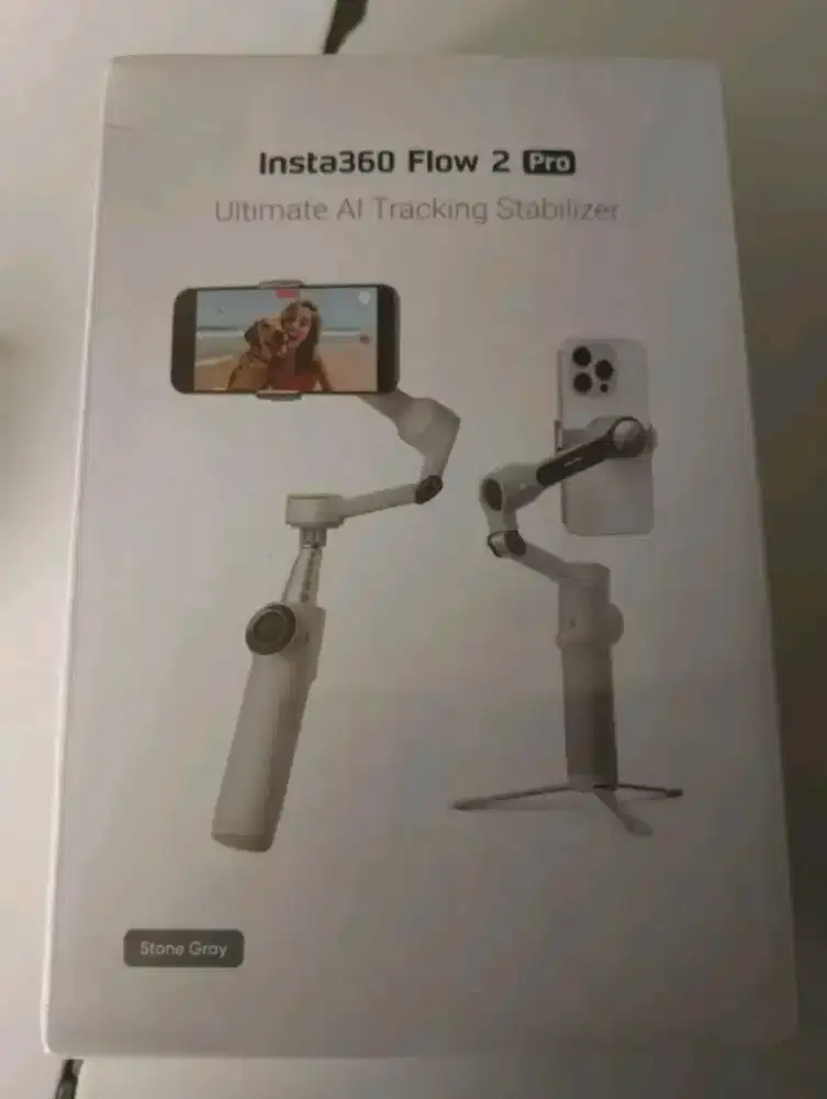 stabilizer gimbal insta 360 flow 2pro AI tracking barang baru