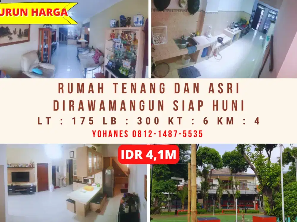 Rumah Tenang Siap Huni Di Rawamangun 2 Lantai Asri