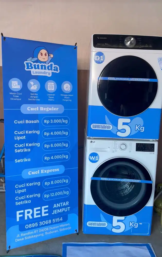 MODAL KECIL!! PAKET USAHA LAUNDRY KILOAN UNTUK PEMULA