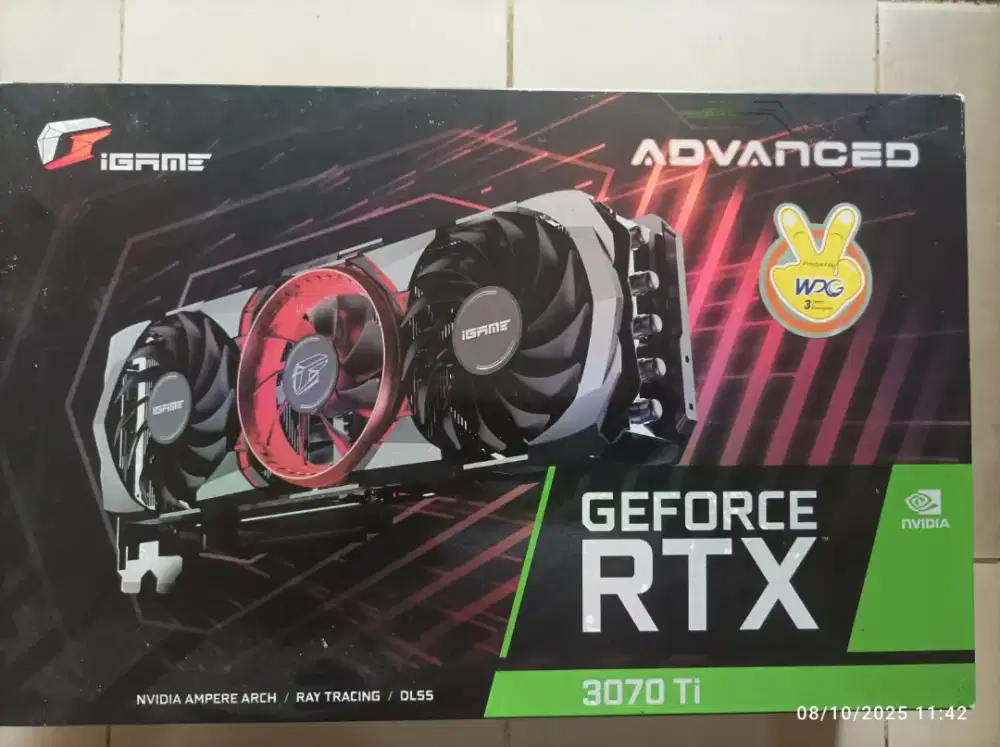 Di jual VGA Card iGame GeForce RTX 3070 advanced OC 8G-V