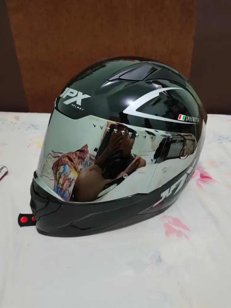 Helm JPX X Storm Black Gloss sz XL