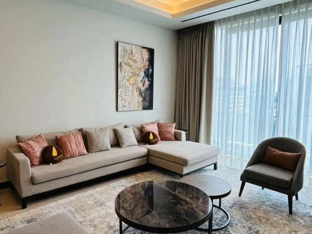 Apartemen 3BR, bagus, siap huni, furnished