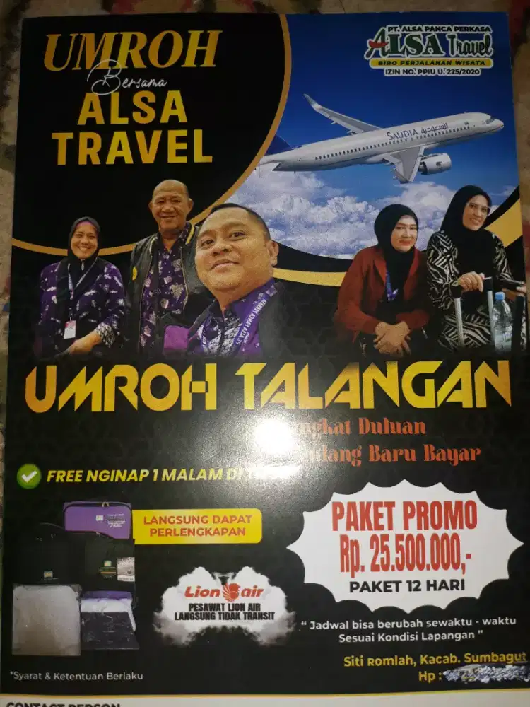 Umroh Talangan,sesuai syarat