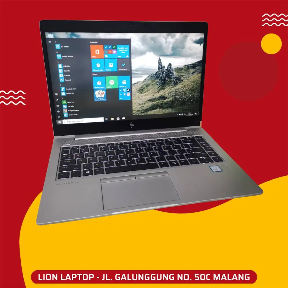 Core i5 Gen 8 RAM 8GB SSD 256GB HP Elitebook 840 G5 [17|10]