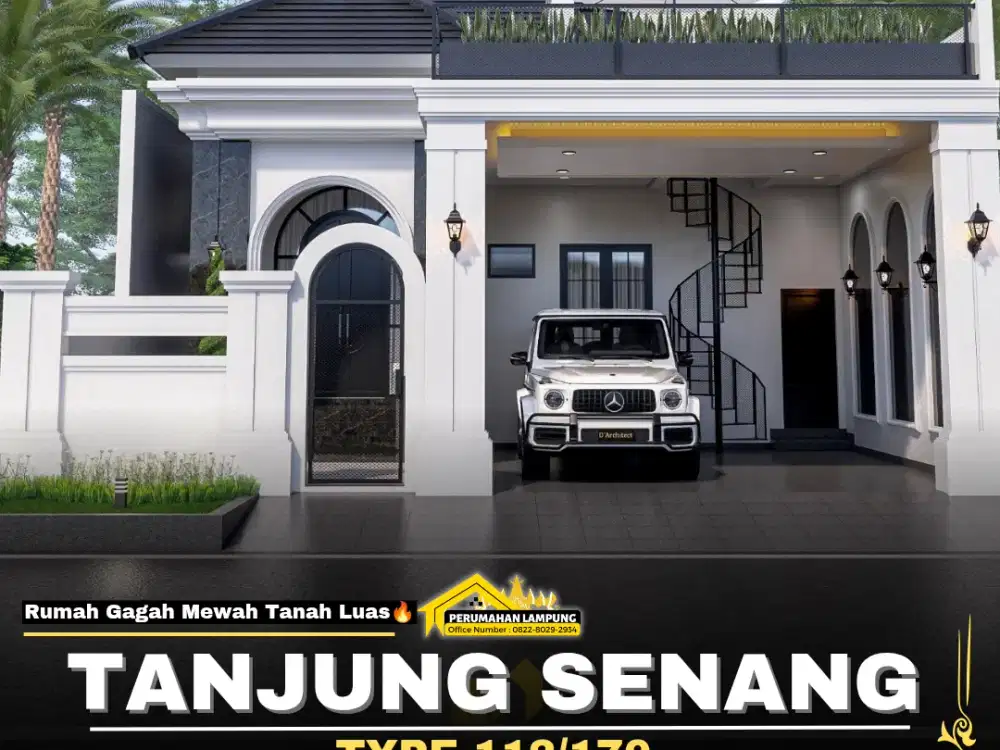 Rumah Gagah Mewah Tanah Luas Bandar Lampung