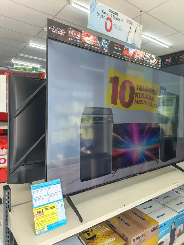 TV Sharp 65inch 4k google tv