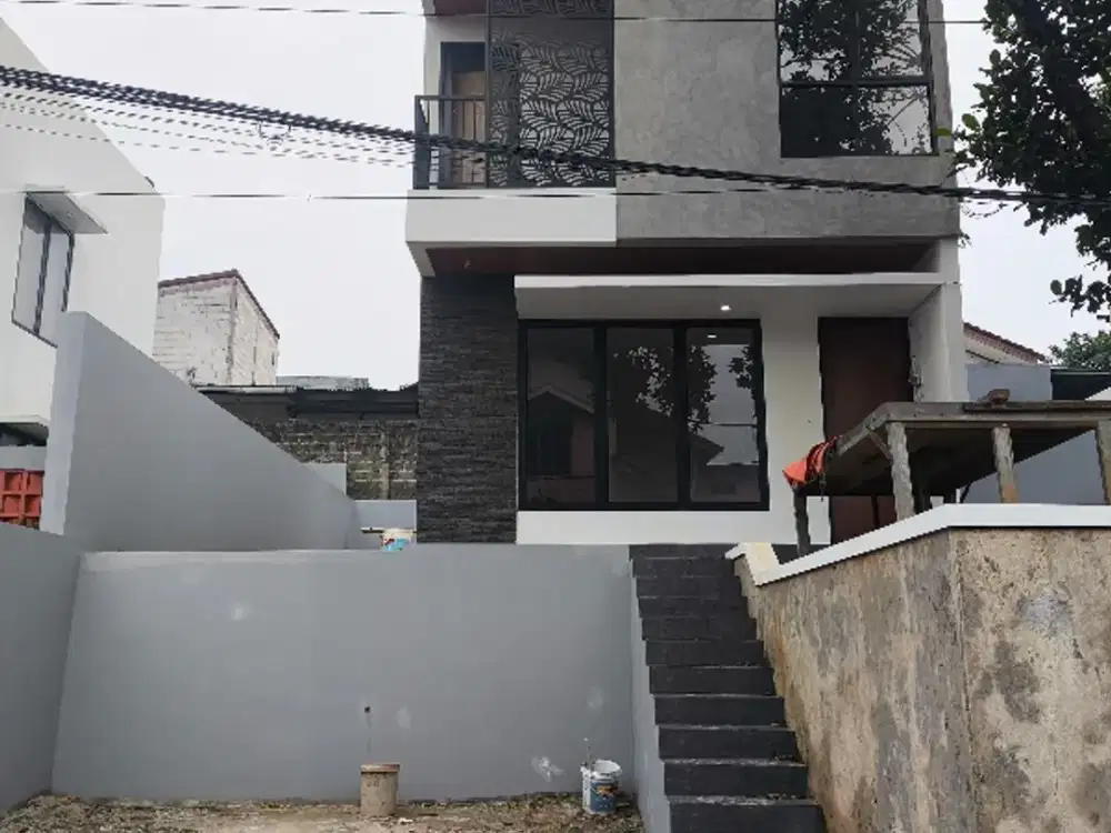 jual rumah  Modern 2 lantai bempel bintaro tanah besar