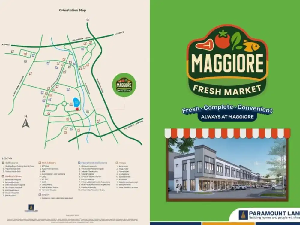 Ruko Maggiore Fresh Market Lokasi Bisnis Sangat Ramai di Gading Serpong