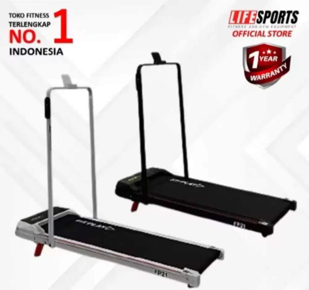 Gym walking pad treadmill listrik elektrik fitplay Fp21
