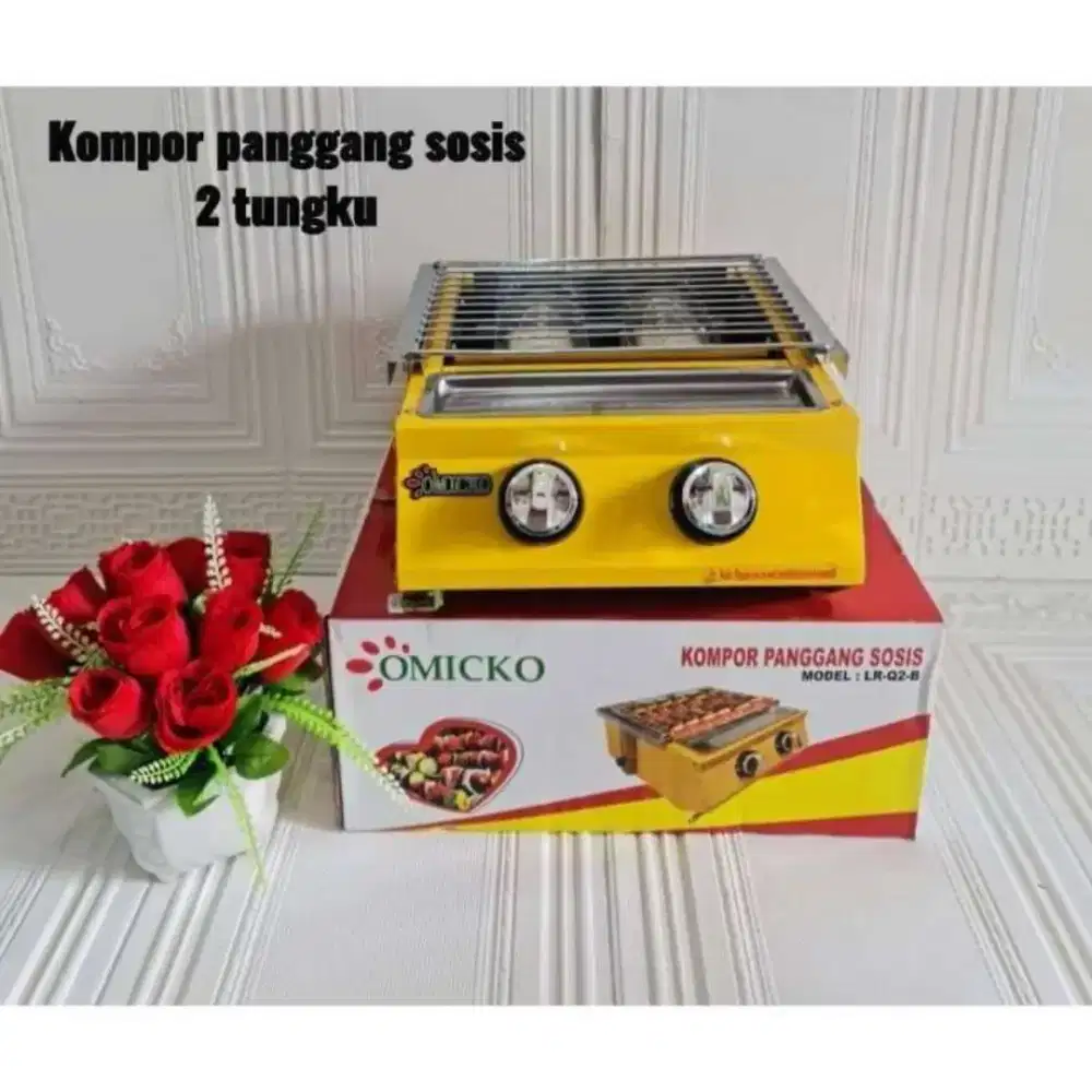 Panggangan sosis 2 tungku