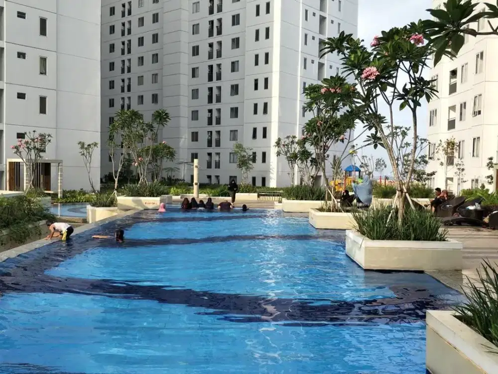 JUAL CEPAT BU APARTEMEN BASSURA CITY 2BR UNFURNISHED DEKAT TEBET