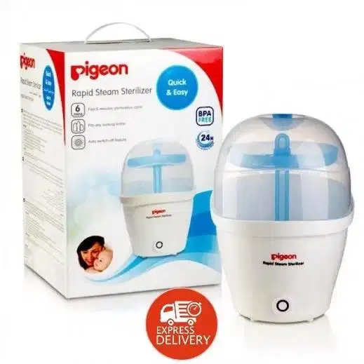 PIGEON Rapid Steam Sterilizer Alat Steril Botol Susu Bayi PIGEON NEGO.