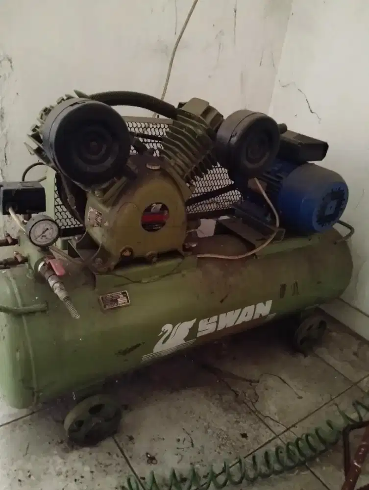 DIJUAL CEPAT KOMPRESOR SWAN Series SVU - 203 kapasitas 106 Liter 3 HP