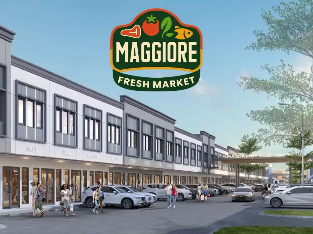 Dijual Ruko dan Kios Maggiore Fresh Market di Gading Serpong, Tangerang