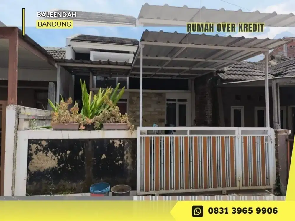 Rumah Over Kredit 59JT dkt Tol di Perum Bojong Malaka Indah Bandung