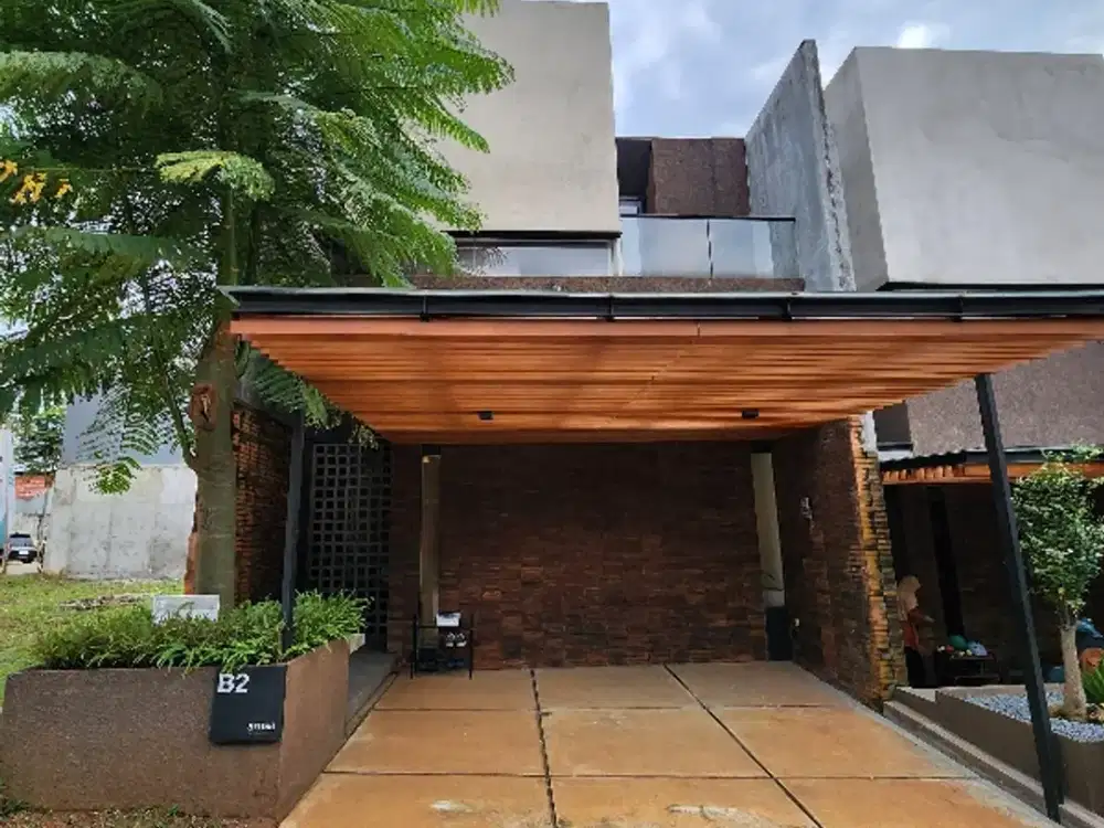 Rumah 2 Lantai Modern Industrial di Pondok Cabe, Nyaman & Berkarakter!