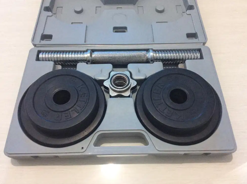 Kettler Rubberized Dumbell Set 10kg