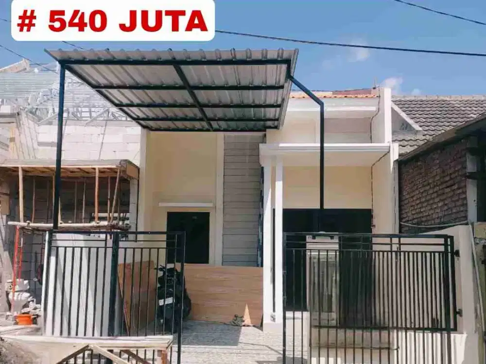 RUMAH BARU DIJUAL MURAH LOKASI DI PERUMAHAN PONDOK WAGE INDAH KEC. WARU