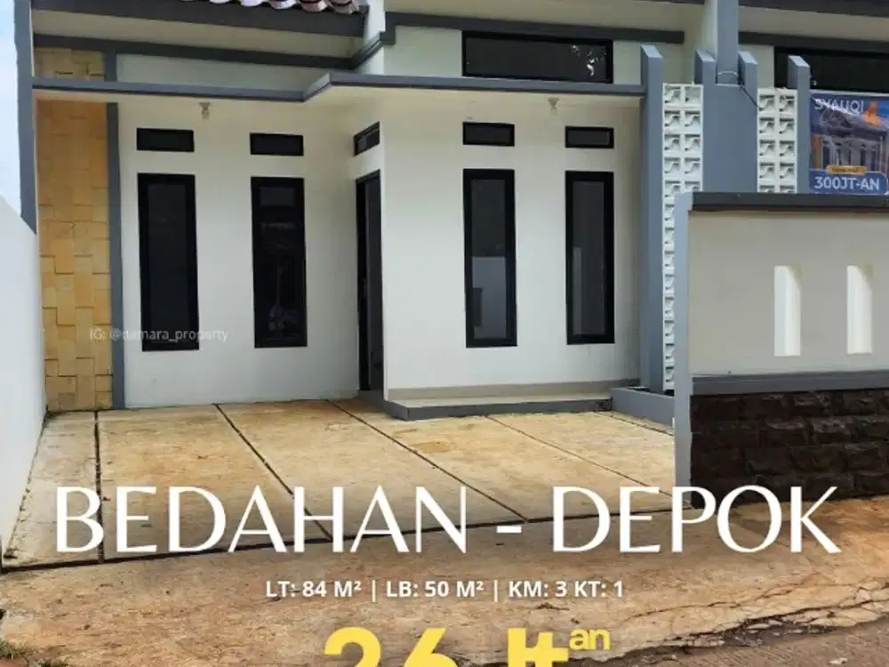 Hunian Idaman di Bedahan Depok, Tenang Lokasinya, Terjangkau Harganya!