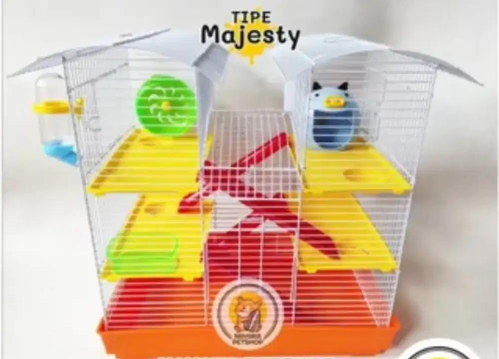 Kandang Hamster Model Tingkat 3
