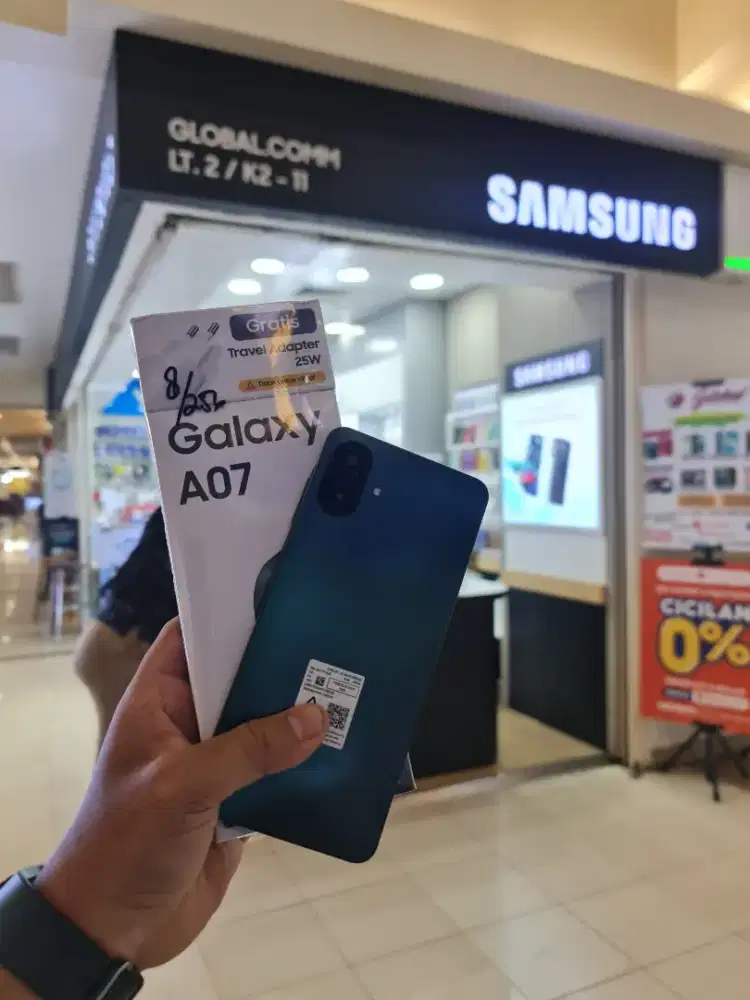 Samsung A07 RAM 16GB tahan air