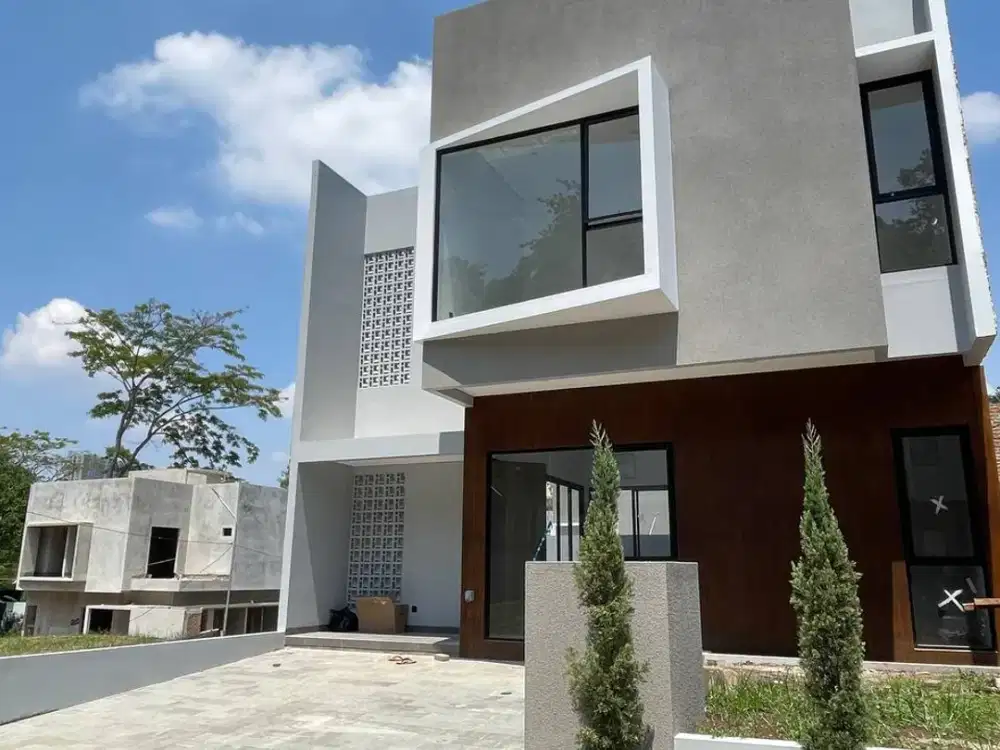 Desain Mewah, Udara Dingin, dan Pemandangan Hijau Dijual Rumah Baru di Cluster Cisitu Dago Kota Bandung