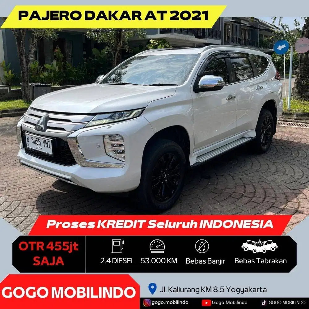 [Dp50jt] Pajero Dakar Matic 2021 Diesel Pajak Baru Bisa Kredit