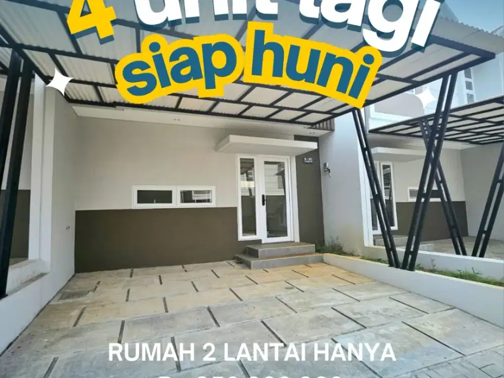 RUMAH CANTIK SIAP HUNI SISA 4 UNIT LAGI