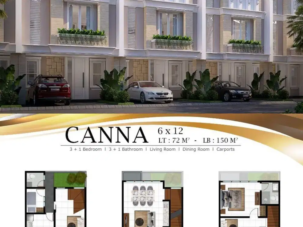 Dijual Rumah Baru Lokasi Strategis Dharmahusada Indah Barat