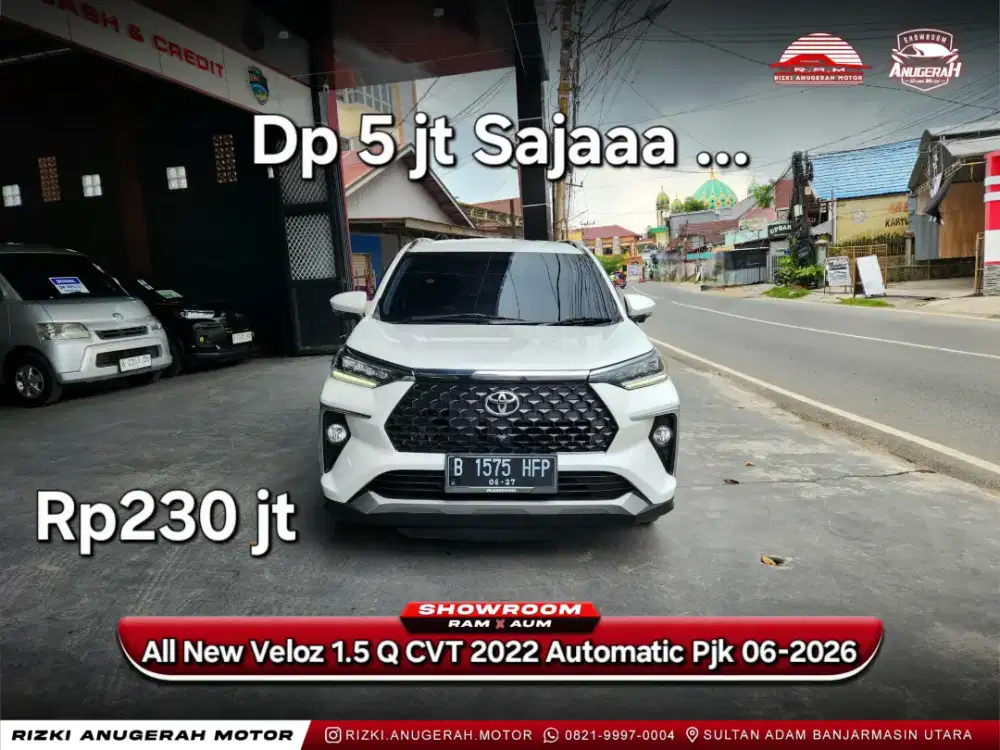 Dp 5jt All New Veloz 1.5 Q CVT AT 2022 Pjk 06-2026
