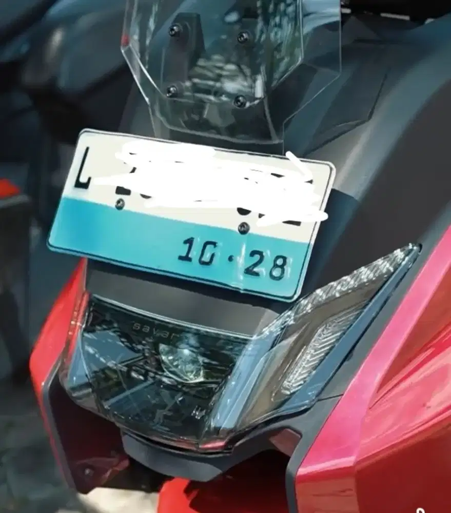 Motor listrik savart S1 P insignia warna merah Edition