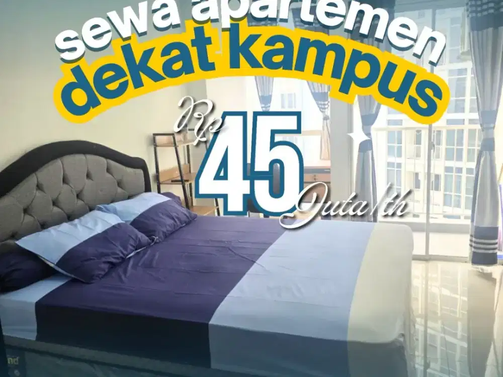 DISEWAKAN CEPAT APARTEMEN STUDIO FULL FURNISHED