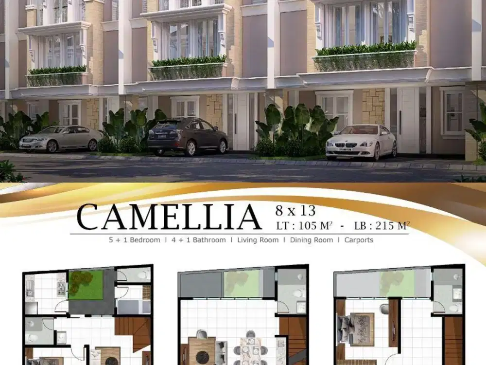 Dijual Rumah Baru Lokasi Strategis Dharmahusada Indah Barat