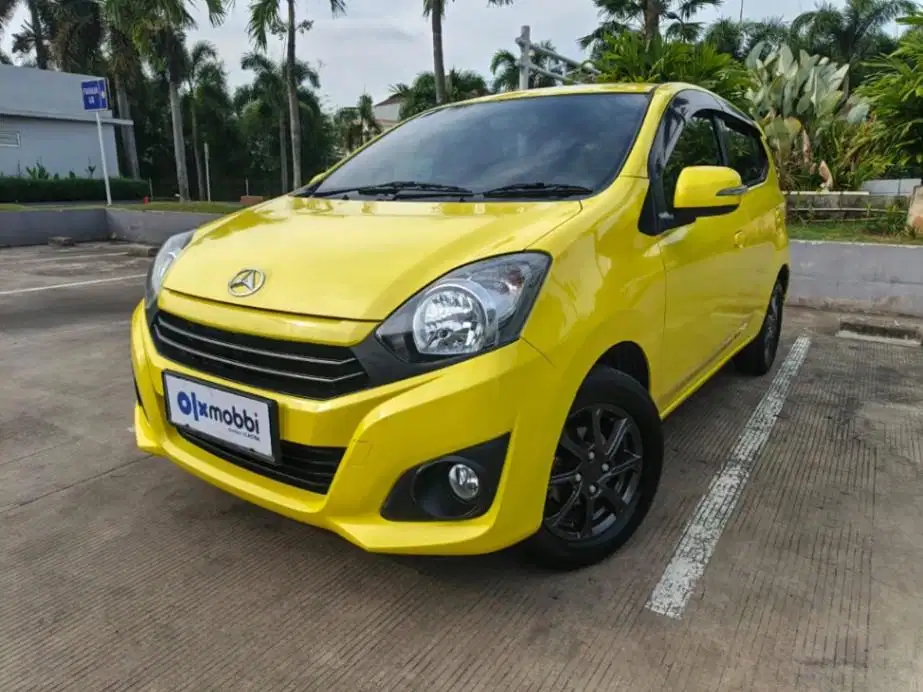 TDP Rendah -  Daihatsu Ayla 1.0 X Bensin AT 2020 Kuning BK