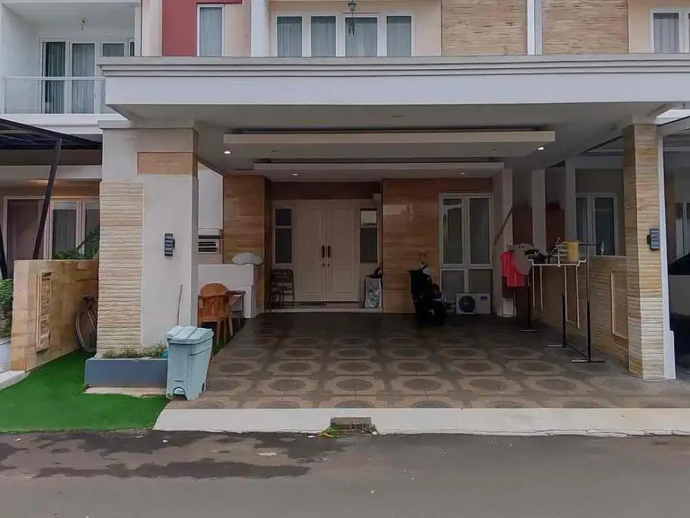 Rumah Semi Furnish 2 Lantai di Cluster Paradise Resort Ciputat