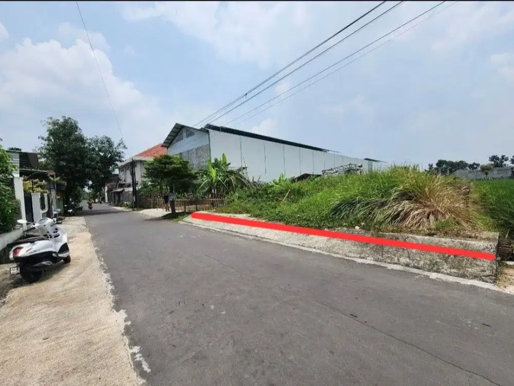 Tanah Pekarangan luas 1728m² Dekat Tol Klodran Solo