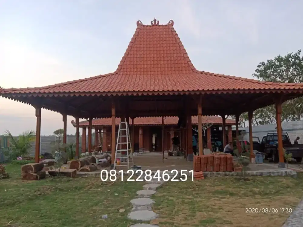 Jual Bangunan Jawa Pendopo Joglo, rumah Joglo dan Limasan Jati