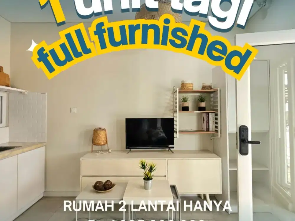 RUMAH CANTIK FULL FURNISHED SIAP HUNI