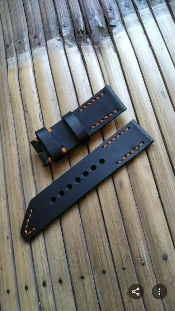 Strap jam tangan kulit