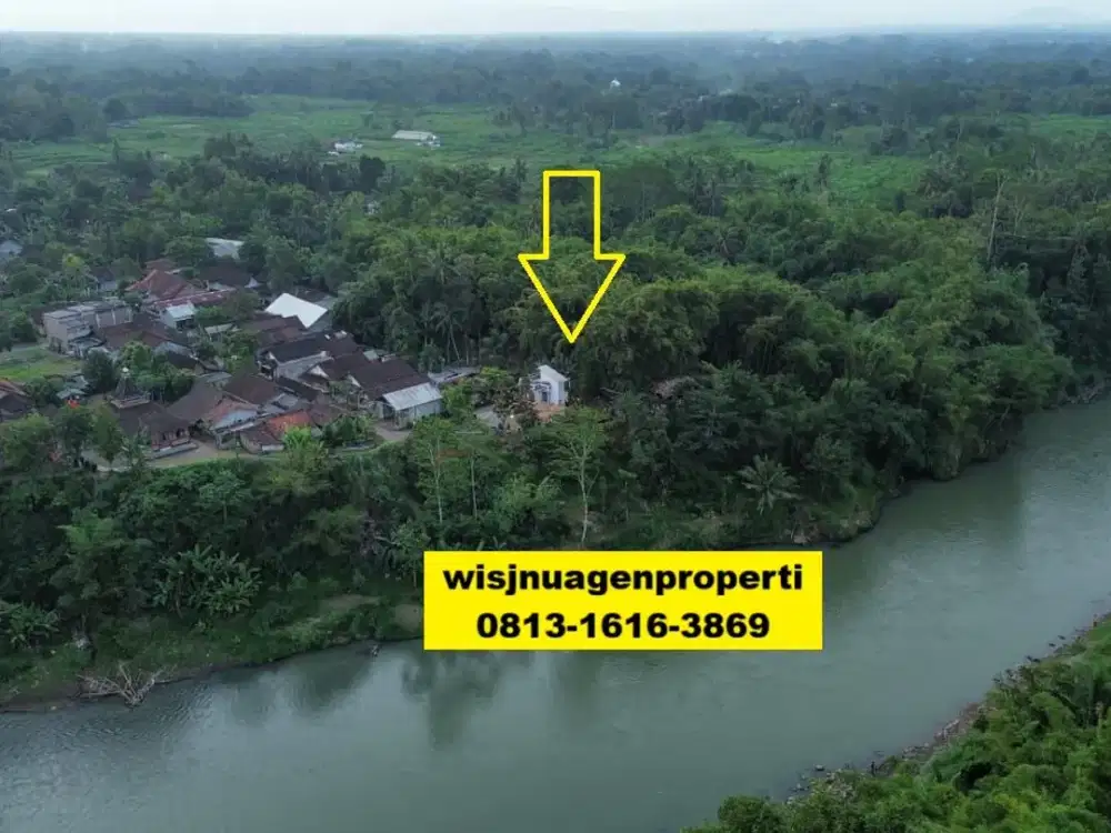 Villa Resto dekat Candi Borobudur Tepi Sungai Tenang Nyaman