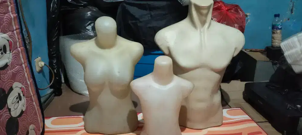 3 Patung / manekin setengah badan patung cowo patung cewe