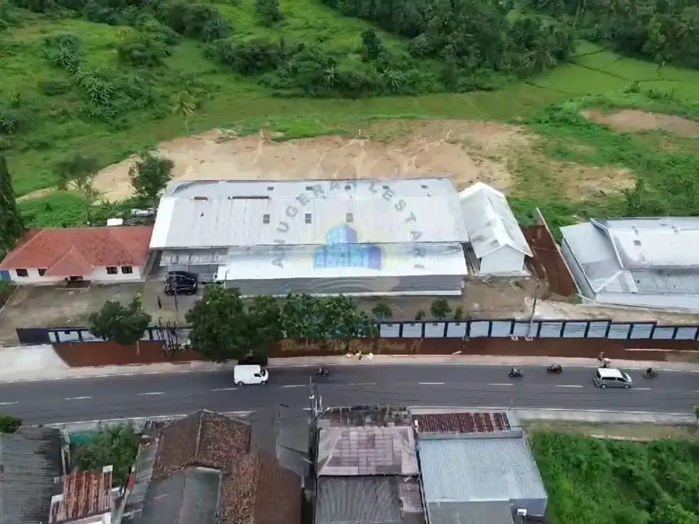 Dijual Pabrik Strategis dekat Tol RangkasBitung, Akses Container.